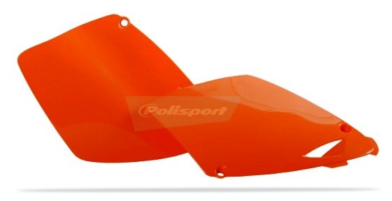 Portanumeri laterali KTM arancione