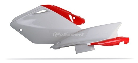 Portanumeri laterali HONDA rosso cr04/bianco