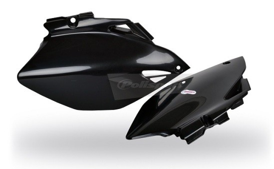 Portanumeri laterali con protezione calore YAMAHA nero