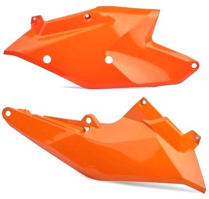 Portanumeri laterali KTM arancione16