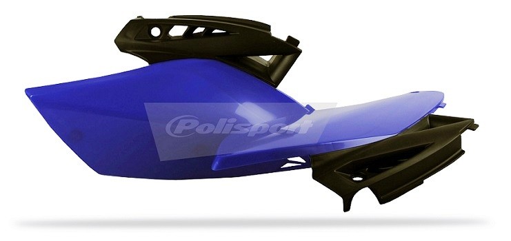 Portanumeri laterali con protezione calore YAMAHA blu yam98