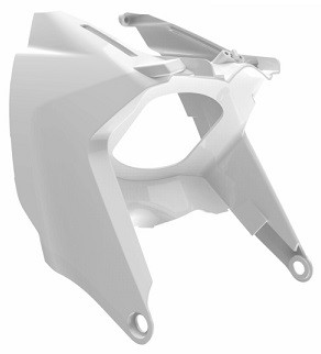 Portanumeri laterali con cassa filtro GASGAS KTM 65 bianco