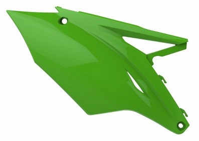 Portanumeri laterali con protezione calore KAWASAKI verde05