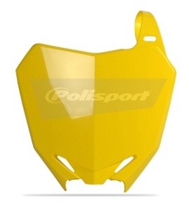 Tabella portanumero SUZUKI giallo rm01