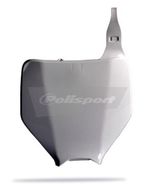 Tabella portanumero KAWASAKI SUZUKI bianco