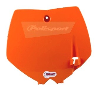 Tabella portanumero KTM arancione
