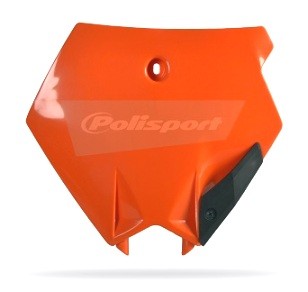 Tabella portanumero KTM arancione