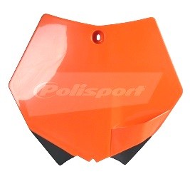 Tabella portanumero KTM arancione