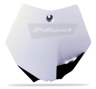 Tabella portanumero KTM bianco