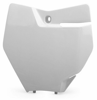 Tabella portanumero KTM bianco