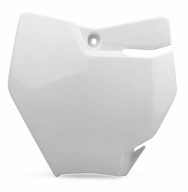 Tabella portanumero KTM bianco