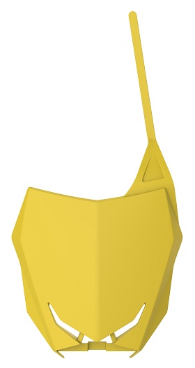 Tabella portanumero SUZUKI giallo rm01