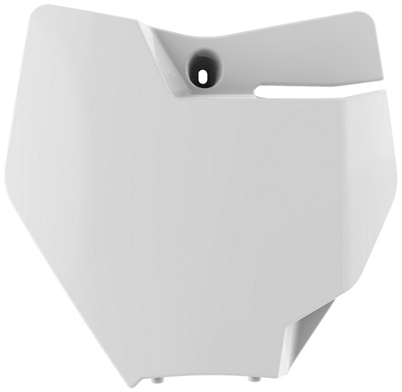 Tabella portanumero KTM bianco