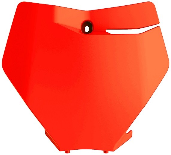 Tabella portanumero KTM arancione fluo