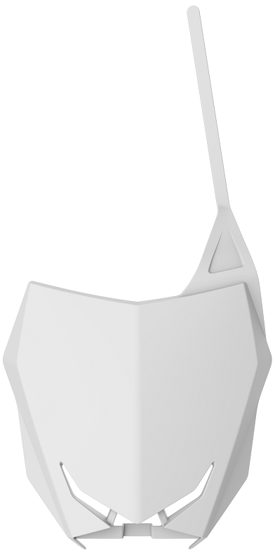 Tabella portanumero bianco per kit restyling RM