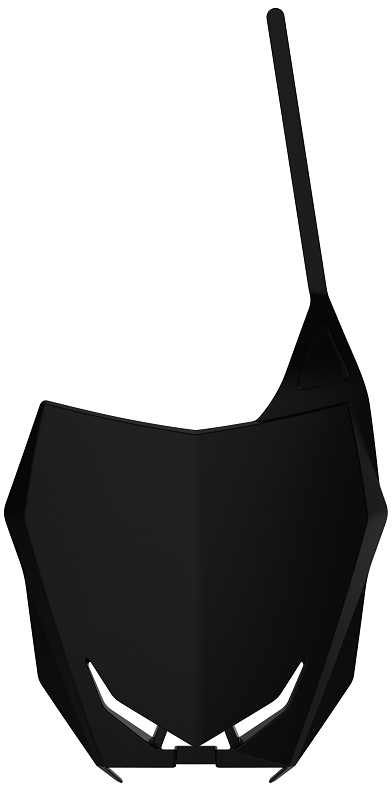 Tabella portanumero nero per kit restyling RM