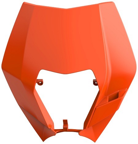 Mascherina portafaro KTM arancione