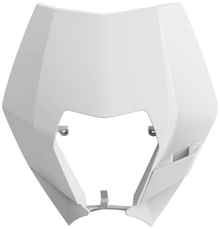 Mascherina portafaro KTM bianco