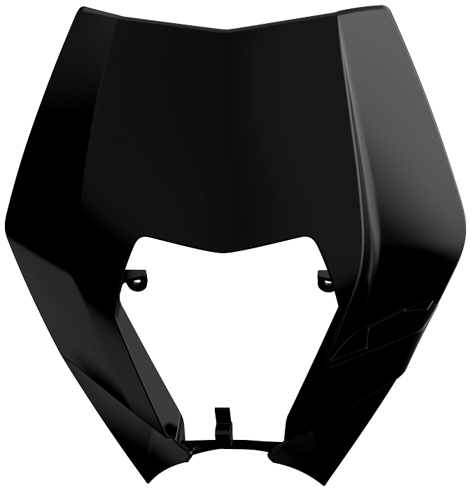 Mascherina portafaro KTM nero