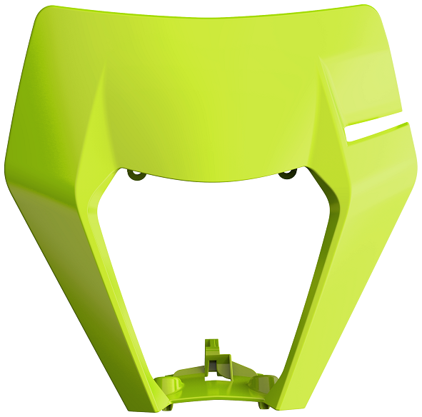 Mascherina portafaro KTM 17-19 giallo fluo
