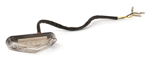 Fanalino per portatarga universale con luce stop e posizione - Led E4 12V 1,1/0,2W