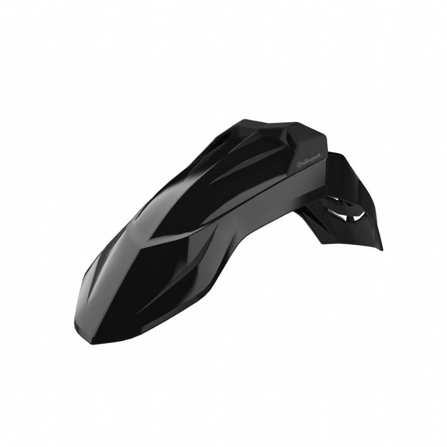 Parafango anteriore universale POLISPORT - SM FENDER nero - con kit montaggio