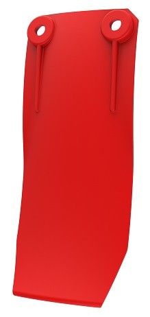 Paraspruzzi ammortizzatore HONDA rosso