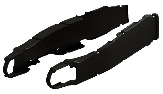 Protezioni forcellone POLISPORT - KAWASAKI - Nero