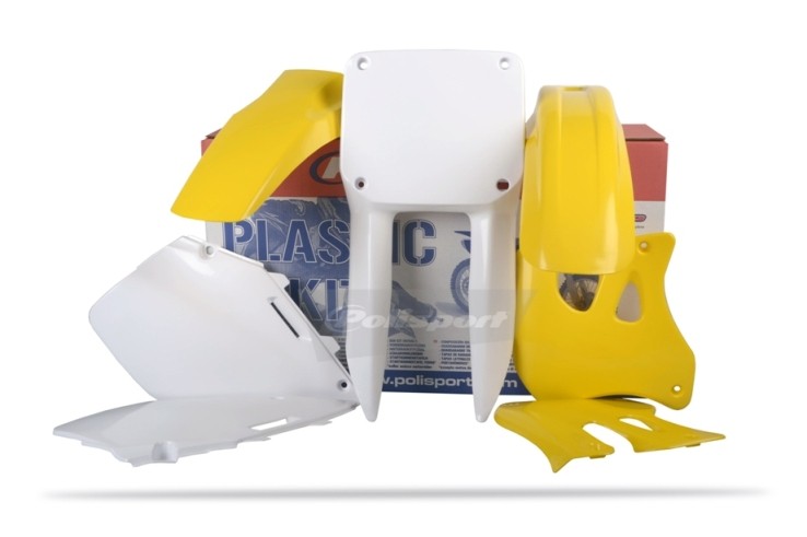 Kit plastiche SUZUKI Giallo/Bianco
