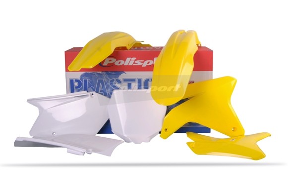 Kit plastiche SUZUKI Giallo rm01/Bianco