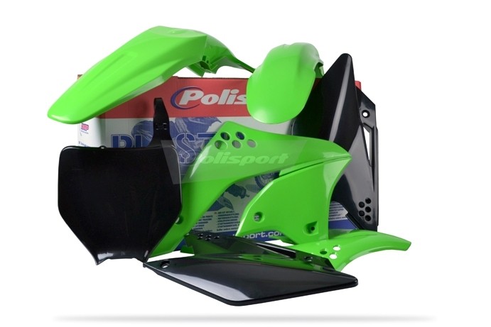 Kit plastiche KAWASAKI Verde05/Nero