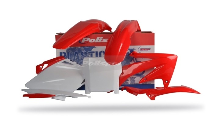 Kit plastiche HONDA Rosso cr04/Bianco