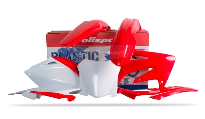Kit plastiche HONDA Rosso cr04/Bianco