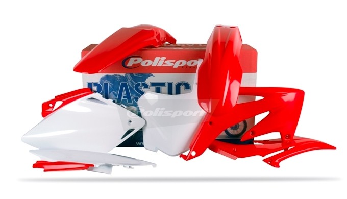 Kit plastiche HONDA Rosso cr04/Bianco