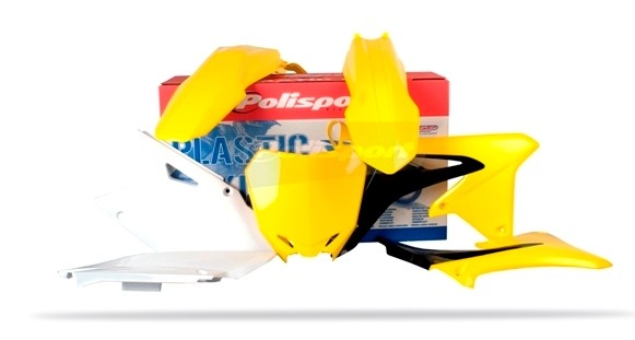 Kit plastiche SUZUKI Giallo rm01/Bianco