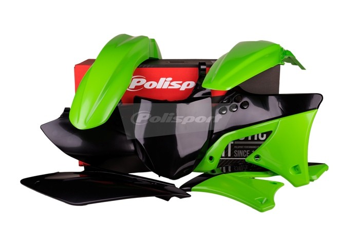 Kit plastiche KAWASAKI Verde05/Nero