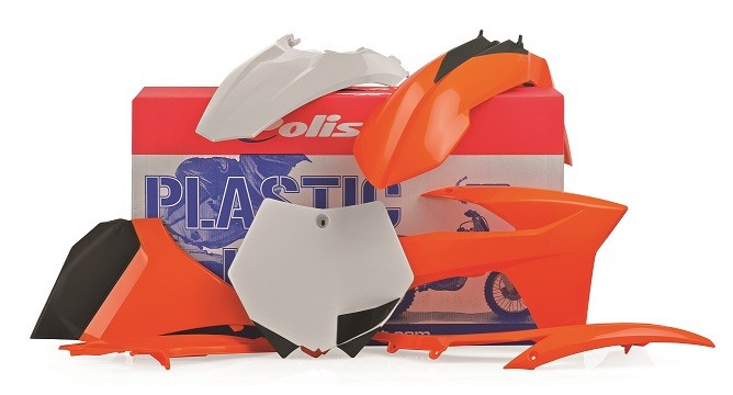 Kit plastiche KTM Arancione/Bianco
