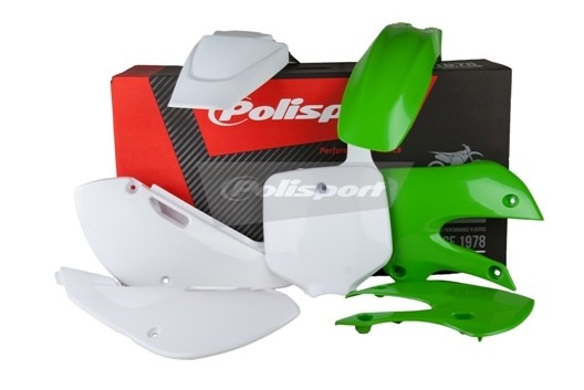 Kit plastiche KAWASAKI Verde 05/Bianco