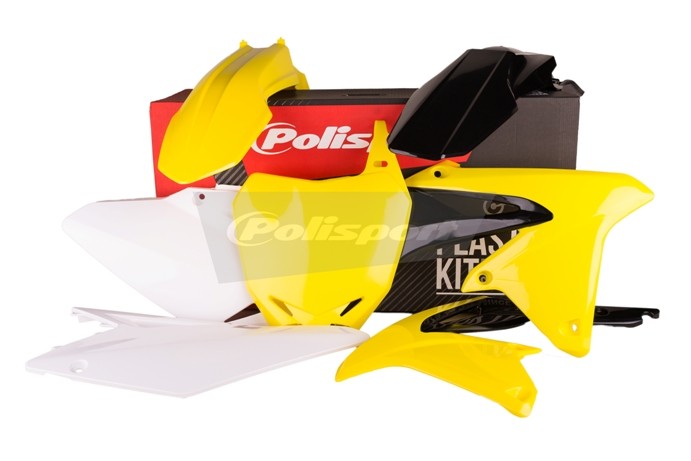 Kit plastiche SUZUKI Giallo rm01/Bianco