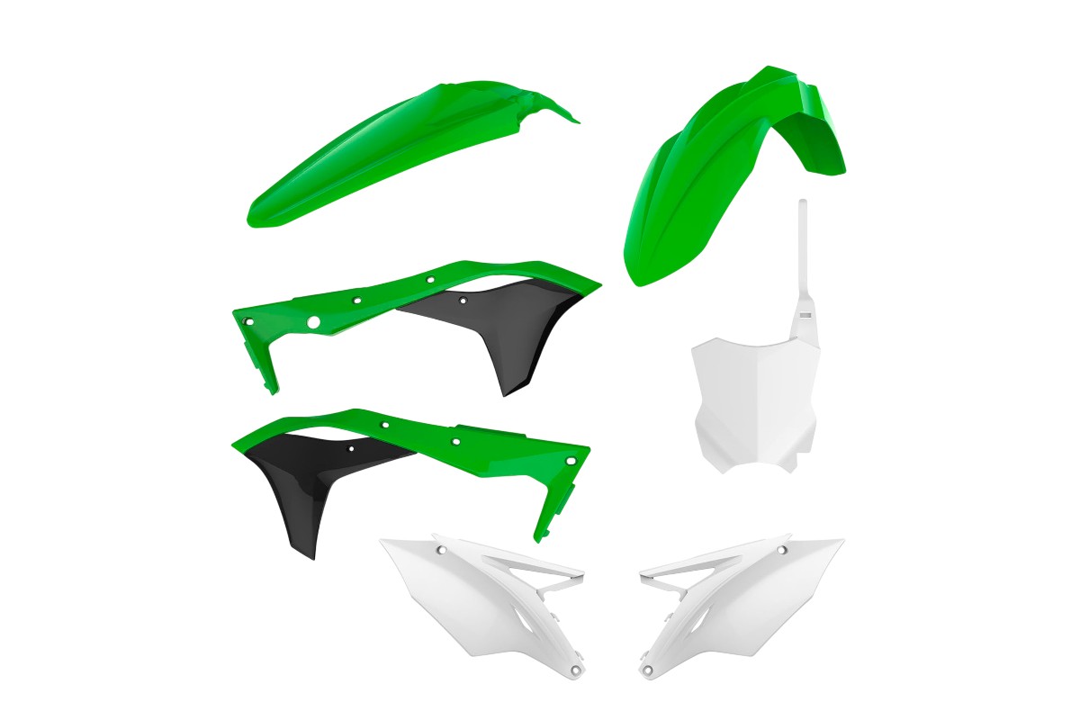 Kit plastiche KAWASAKI Verde05/Bianco