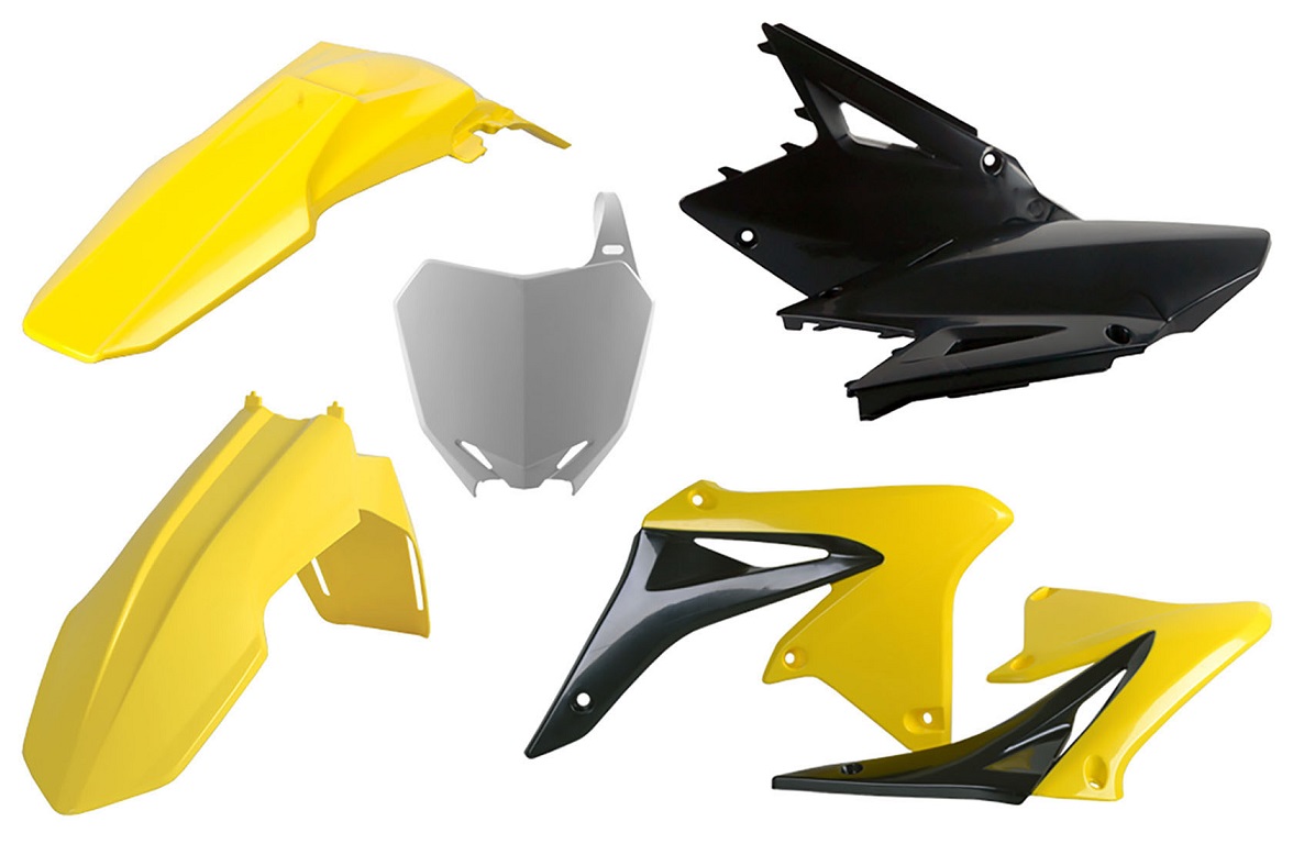 Kit plastiche SUZUKI Giallo rm01/Nero