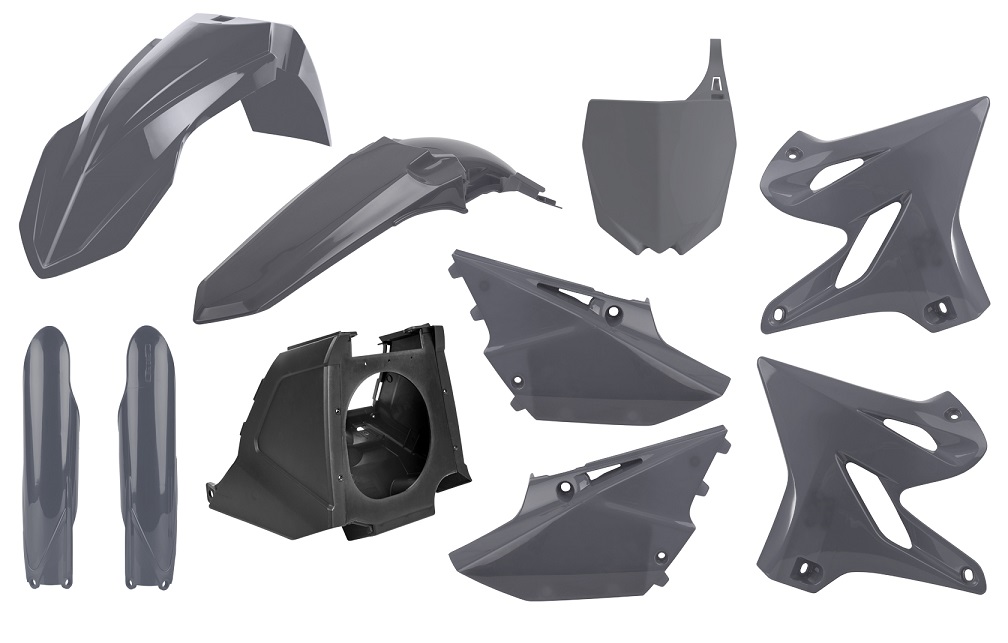 Kit plastiche restyling per YZ 125/250 02-14 Nardo grey