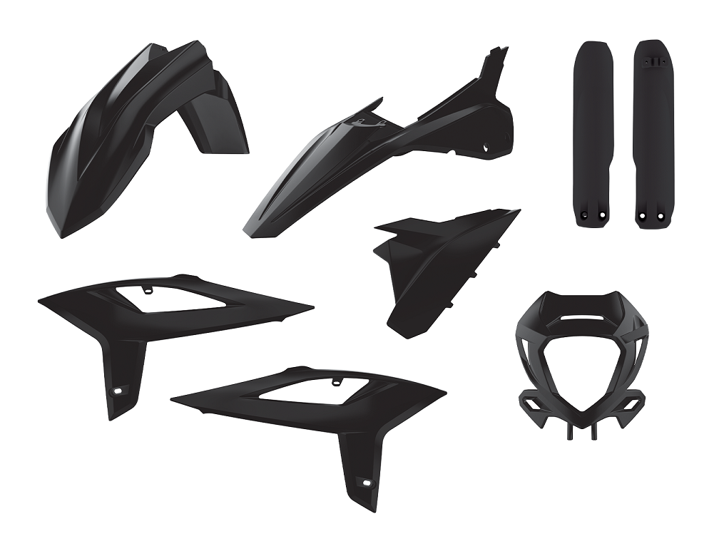 Kit plastiche BETA Nero