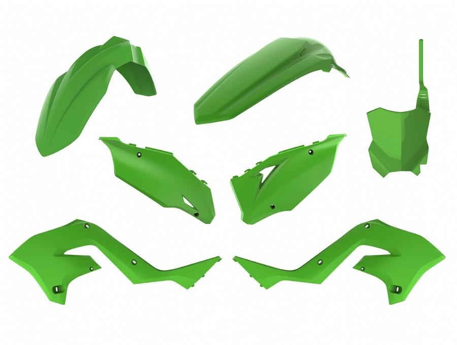 Kit plastiche restyling KX 125/250 03-08 Verde - KXF '23 STYLE