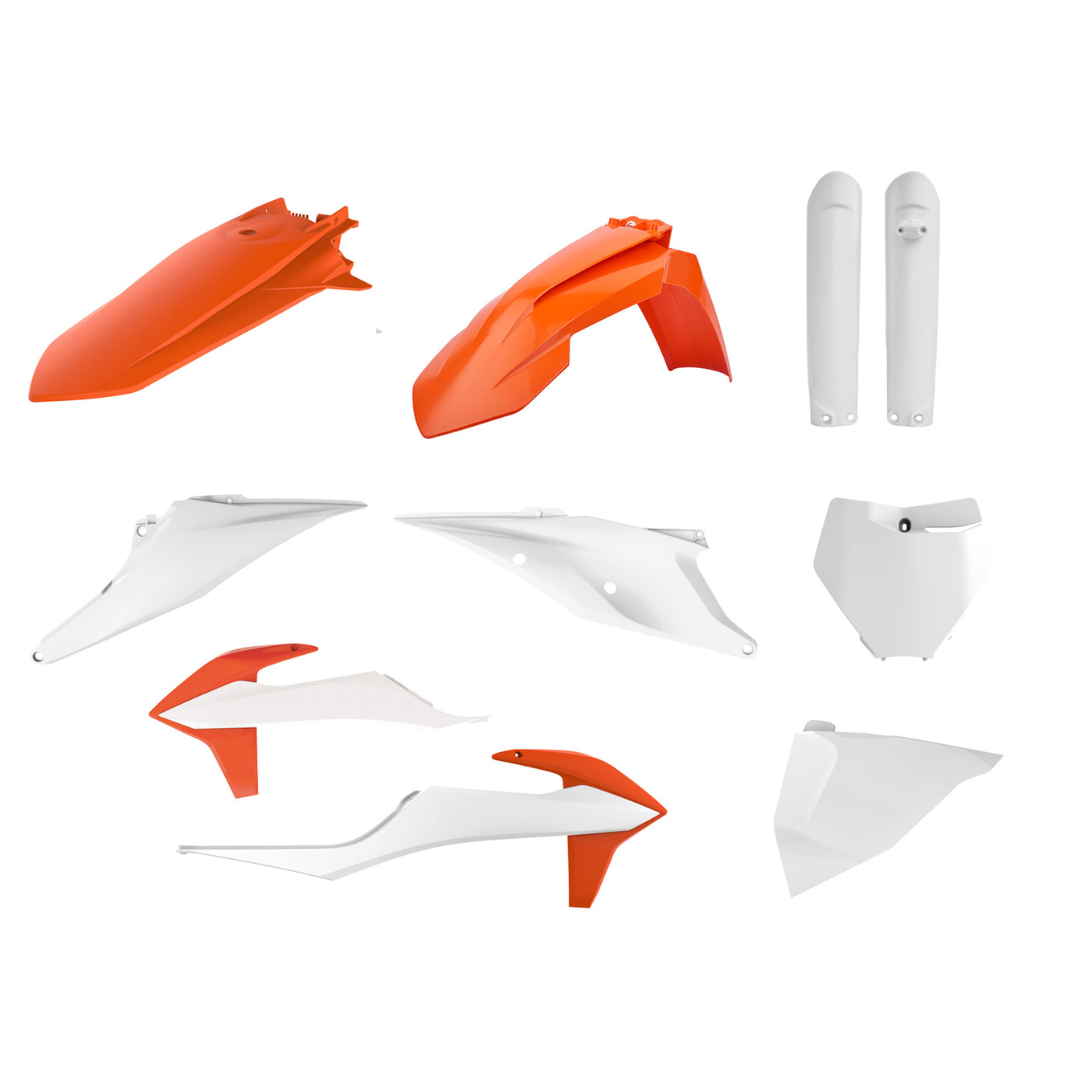 Kit plastiche KTM Arancione16/Bianco20