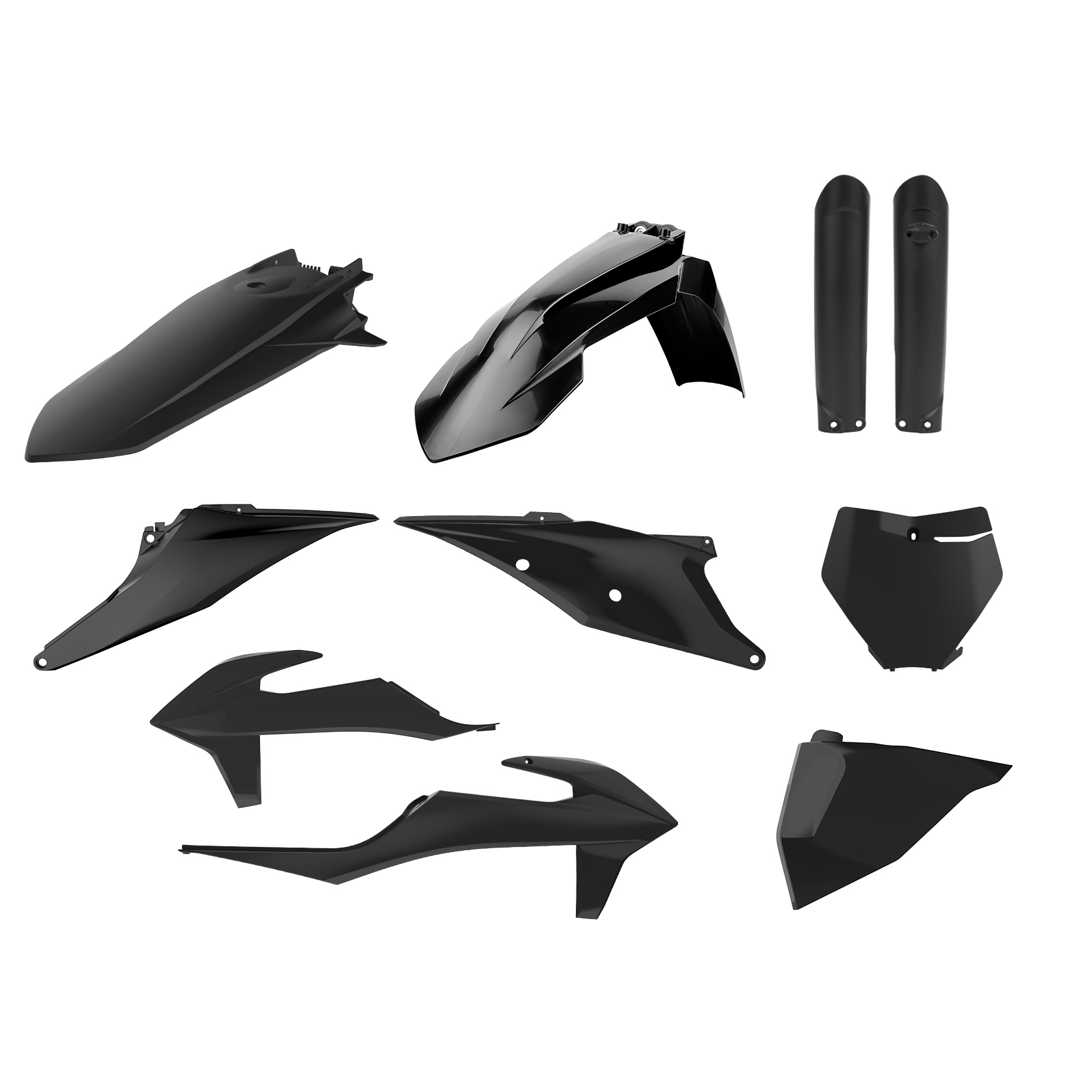 Kit plastiche KTM Nero