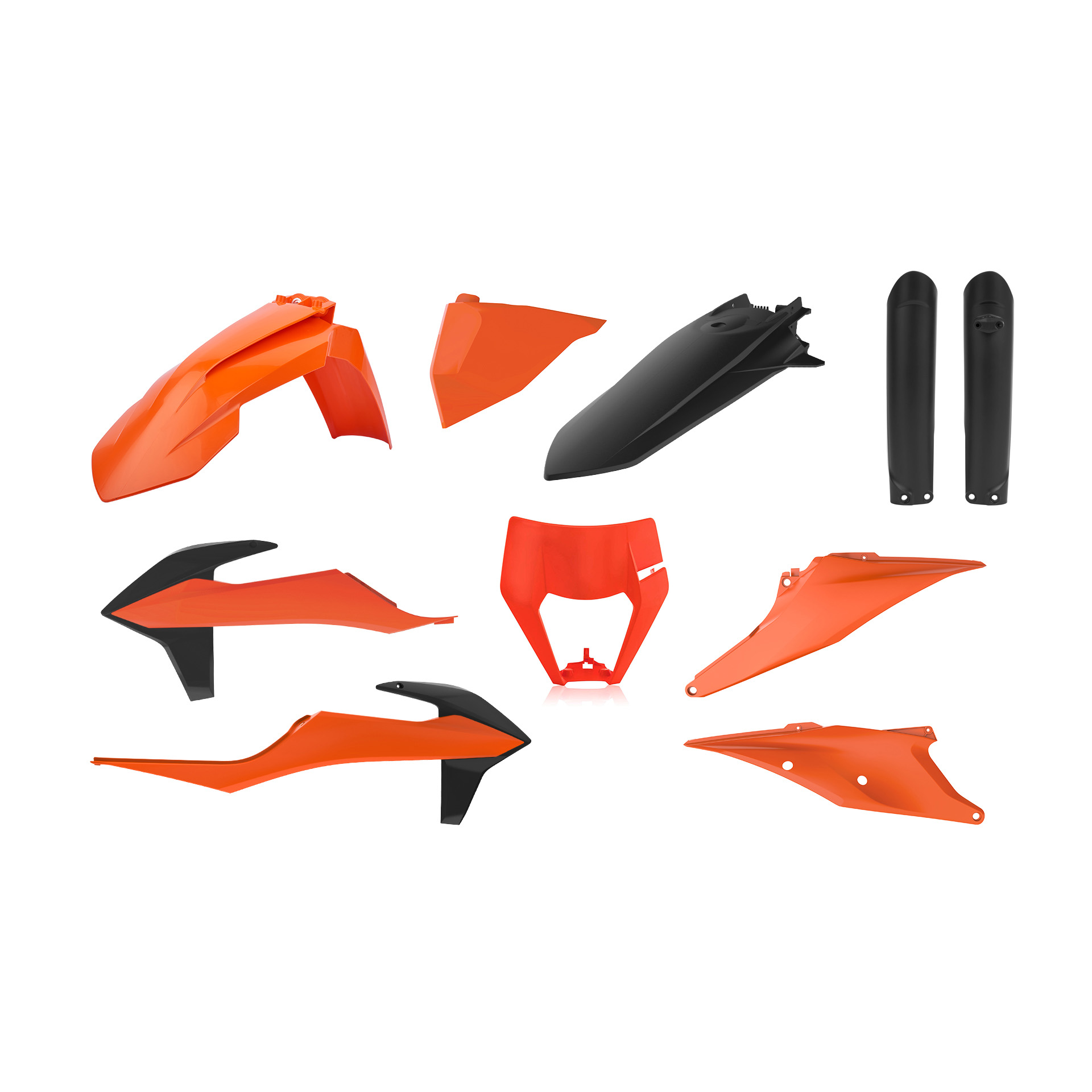 Kit plastiche KTM Arancione16/Nero