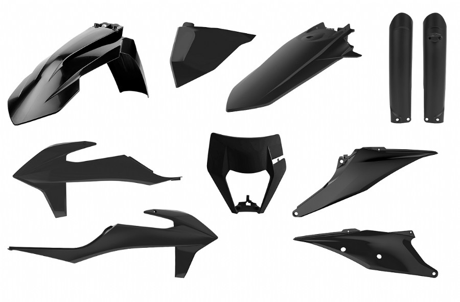 Kit plastiche KTM Nero