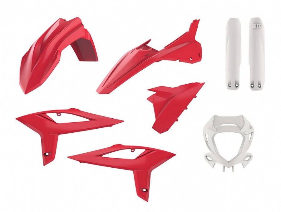 Kit plastiche BETA Rosso/Bianco