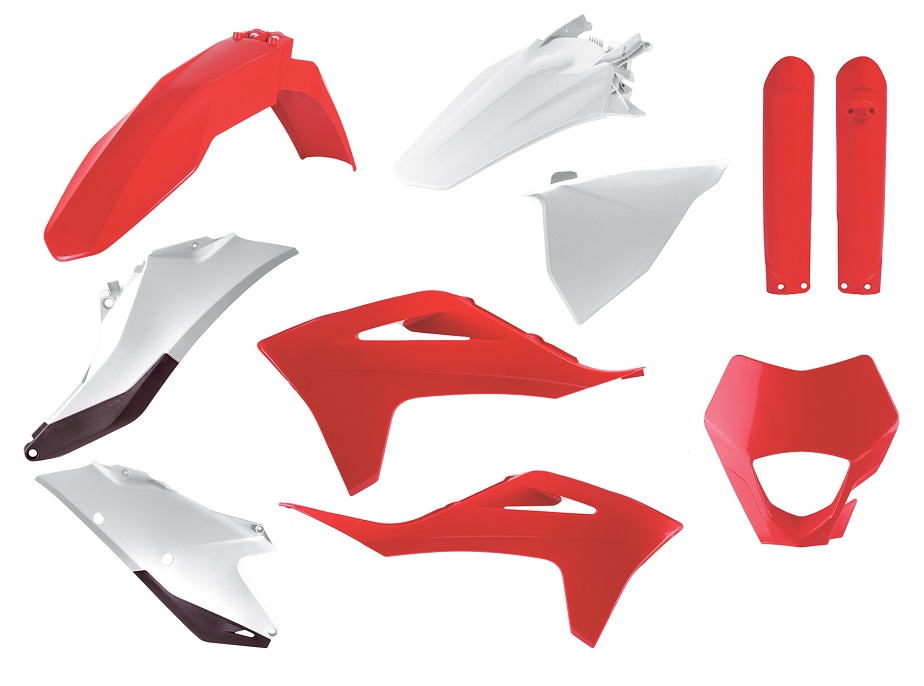 Kit plastiche GASGAS Rosso/Bianco